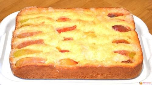 Простой пирог с фруктами. Безумно вкусный и простой пирог с фруктами