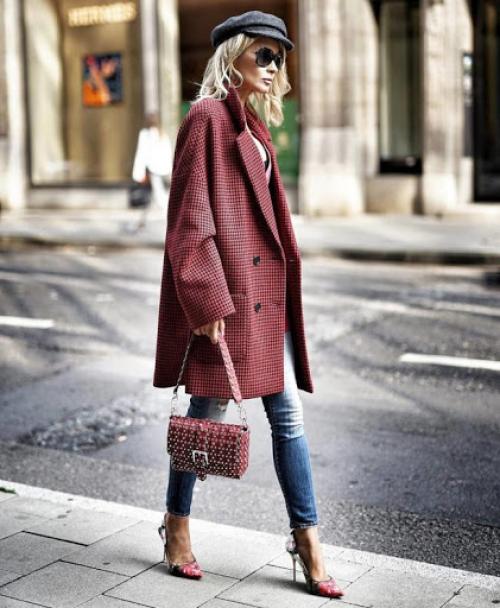 Модный лук осень 2019 женский. Уличная мода осень-зима 2019-2020 для женщин 16 Модный лук осень 2019 женский. Уличная мода осень-зима 2019-2020 для женщин 16