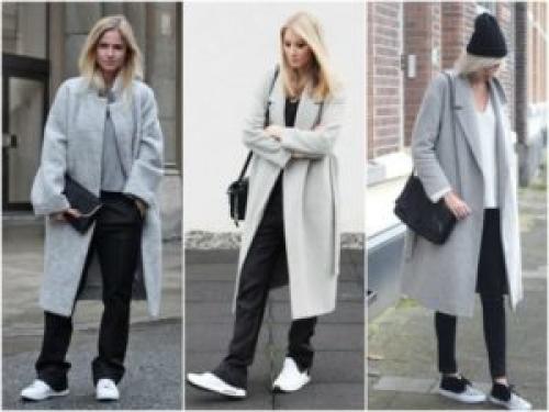 Какую обувь можно носить с пальто оверсайз. С чем носить пальто оверсайз