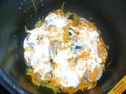 Скумбрия в мультиварке со сметаной. Описание рецепта: