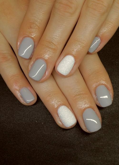 Ногти красно серые. Серый маникюр — 85 фото великолепных идей, как оригинально попасть в тренд сезона