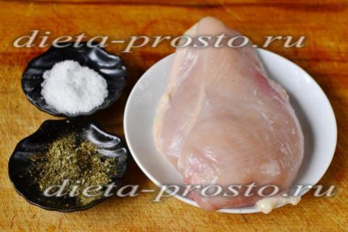 Куриная грудка на сковороде без масла. Курица жареная без масла "Диетический рецепт"