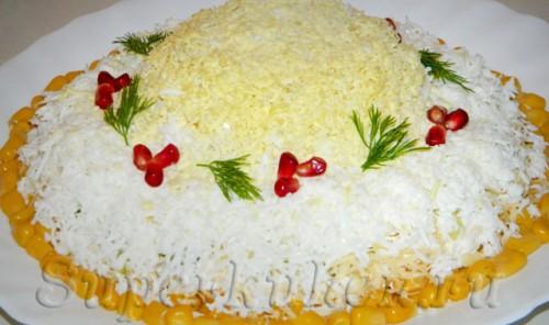 Желтый одуванчик салат. Салат «Жёлтый одуванчик»