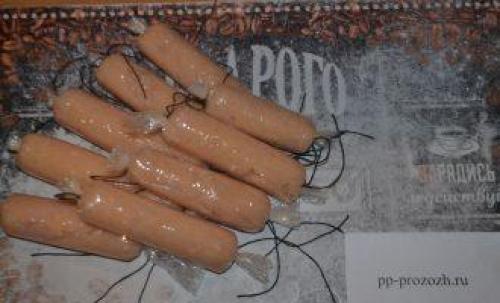 Пп сосиски из куриной грудки В домашних. ПП сосиски из куриной грудки - диетический рецепт ПП