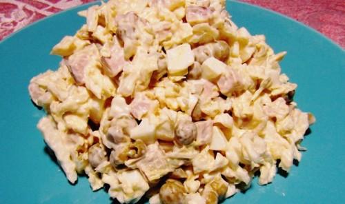 Желтый одуванчик салат. Салат «Жёлтый одуванчик»