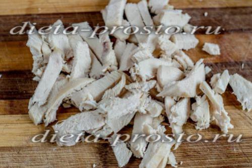 Диетический салат с курицей и капустой. Капустный салат с курицей для похудения