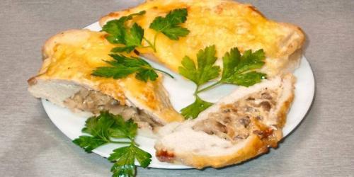 Куриная грудка с грибами без сметаны. Рецепт куриной грудки с грибами