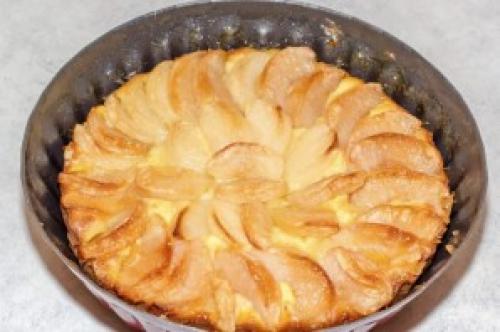 Рецепты блюд из творога и яблок. Пирог из творога и яблок