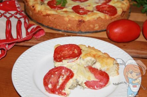Пирог с помидорами и сыром. Пирог с помидорами — неприлично вкусно и бессовестно простой рецепт!