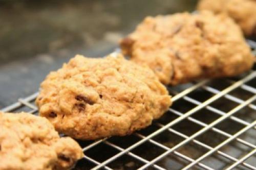 Сладкое печенье с банановой начинкой