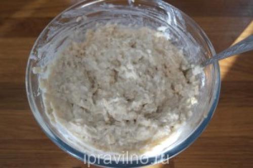 Бананово творожное печенье ПП. Творожное печенье с овсянкой, бананом и яблоком: рецепт с пошаговыми фото