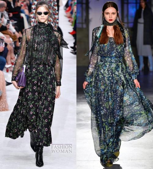 С чем носить шифоновое платье миди осенью. Шифоновое платье - модный хит осени