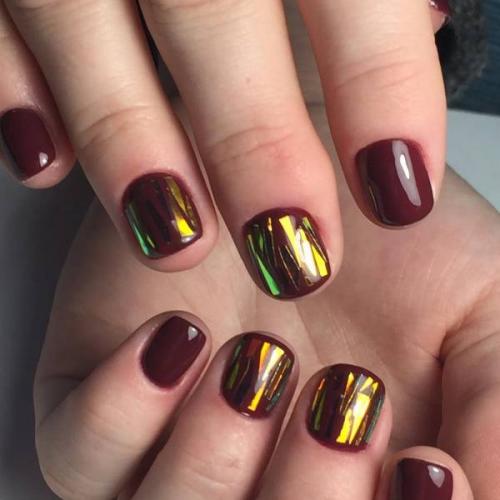 Цвет Марсала ногти. Маникюр цвета марсала: 10 идей