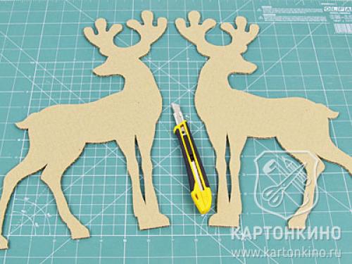 Олень северный своими руками. Новогодний олень своими руками: несколько простых вариантов изготовления 05