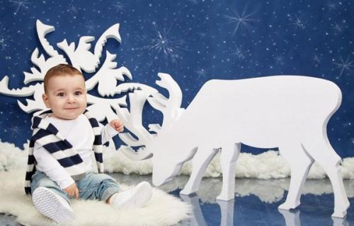 Олень из картона своими руками. Из пенопласта