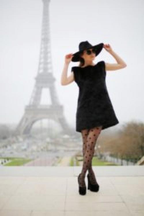 Колготки в горошек. С чем комбинировать колготки в горошек?