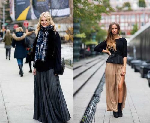 С чем носить юбку прямую. Кому идут и с чем носить длинную юбку: 18 свежих образов