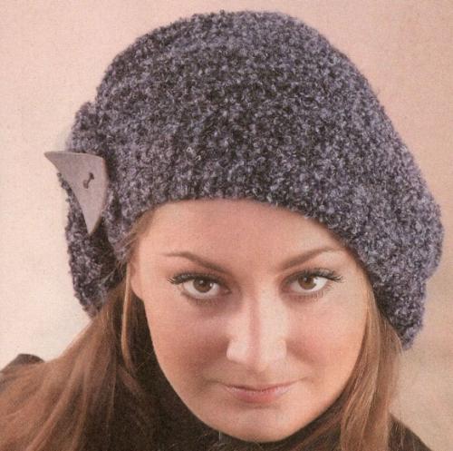 Шапка спицами для женщин 50 лет. Нестандартные модели зимнего головного убора для 50-летней женщины