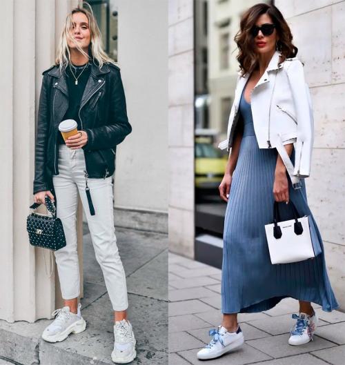 Как носить зимние кроссовки с джинсами. С чем носить белые кроссовки зимой: топ-5 образов с верхней одеждой 03