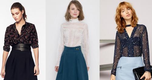 Что надеть под прозрачную блузку? 18