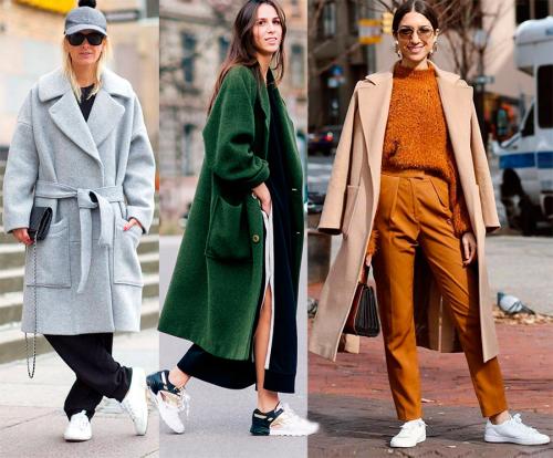 Как носить зимние кроссовки с джинсами. С чем носить белые кроссовки зимой: топ-5 образов с верхней одеждой 01