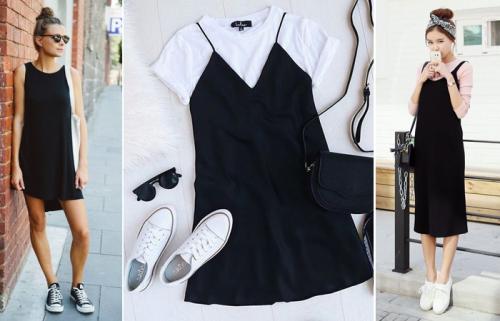Как носить кеды с платьем. Платье + Кеды: как сочетать, чтобы выглядеть стильно? 06 Как носить кеды с платьем. Платье + Кеды: как сочетать, чтобы выглядеть стильно? 06