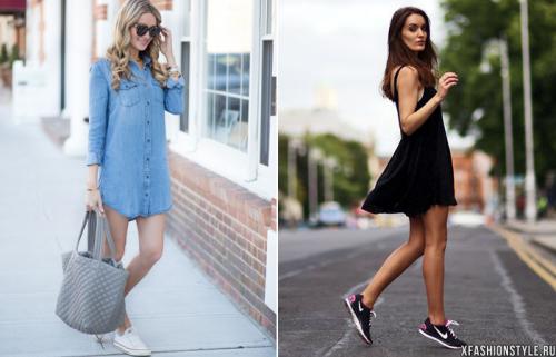 Как носить кеды с платьем. Платье + Кеды: как сочетать, чтобы выглядеть стильно? 07 Как носить кеды с платьем. Платье + Кеды: как сочетать, чтобы выглядеть стильно? 07