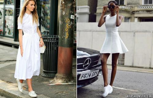 Как носить кеды с платьем. Платье + Кеды: как сочетать, чтобы выглядеть стильно? 01 Как носить кеды с платьем. Платье + Кеды: как сочетать, чтобы выглядеть стильно? 01