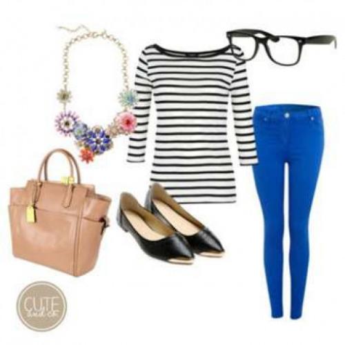 С чем носить синие. С чем носить женские синие брюки?