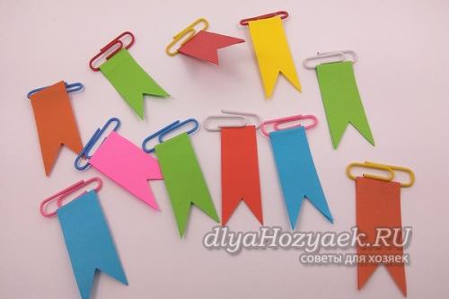 Снеговик из проволоки и гирлянды. Гирлянда-флажки из бумаги и скрепок на Новый 2020 год