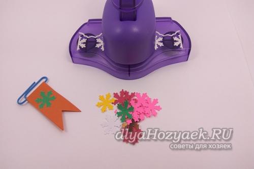 Снеговик из проволоки и гирлянды. Гирлянда-флажки из бумаги и скрепок на Новый 2020 год