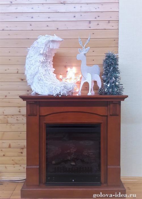 Новогодний олень из картона шаблон. Как сделать новогоднего оленя из картона. Мастер-класс + шаблон