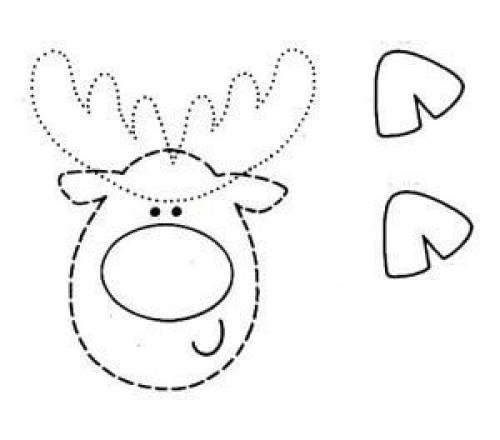 Новогодняя игрушка олень своими руками. Красивый олененок из фетра для украшения елки