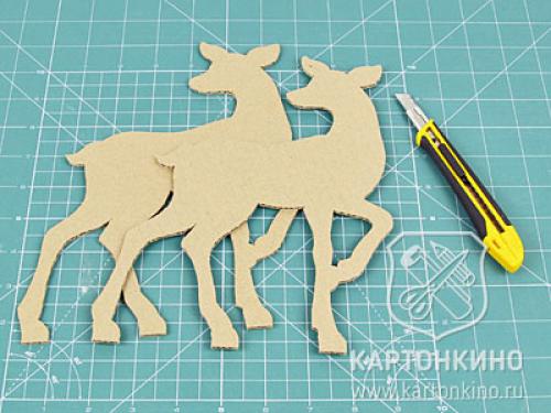 Олень своими руками. Новогодний олень своими руками: несколько простых вариантов изготовления 04