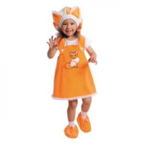 Как сделать хвост лисы из мишуры. Костюм лисички для девочки своими руками