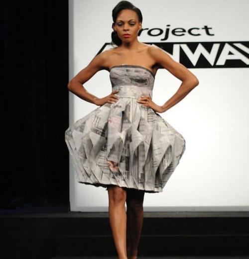 Проект подиум платья из подручных материалов. Как сделать платье из мусорных пакетов и фольги своими руками