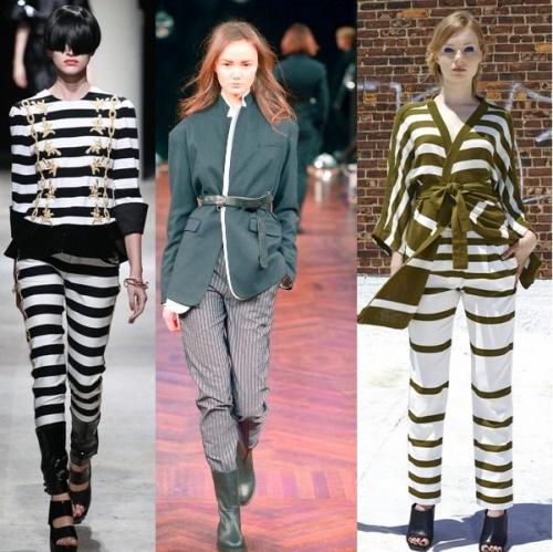 Брюки в полоску с чем носить. Как выбрать и с чем носить