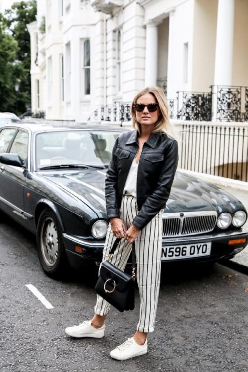 Брюки в полоску с чем носить. Как выбрать и с чем носить 27 Брюки в полоску с чем носить. Как выбрать и с чем носить 27