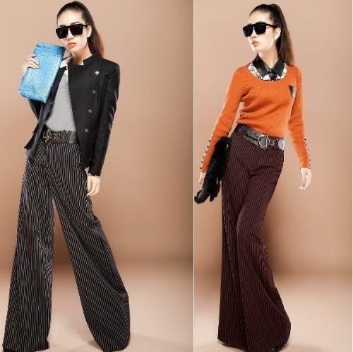 Брюки в полоску с чем носить. Как выбрать и с чем носить