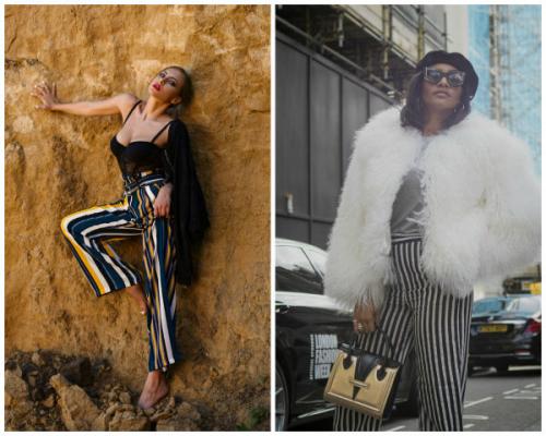 Серые брюки в полоску с чем носить. Для всех ли подходит?