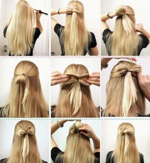 Прически самой себе пошагово. Самые простые и легкие прически самой себе за 5 минут поэтапно