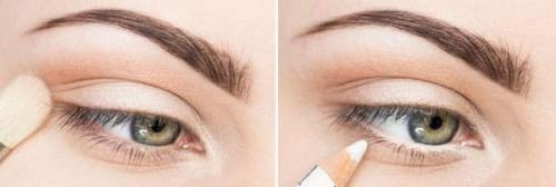 Как красить миндалевидные глаза карандашом. Как краситься карандашом