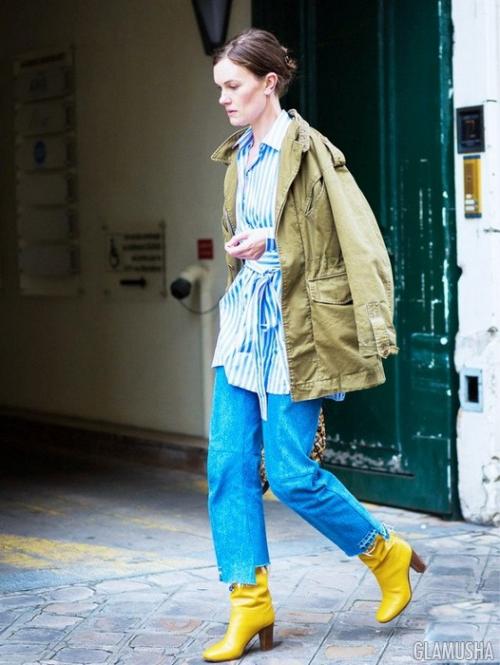 С чем носить ботинки по щиколотку