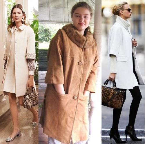 Пальто с рукавом 3/4. Советы стилистов