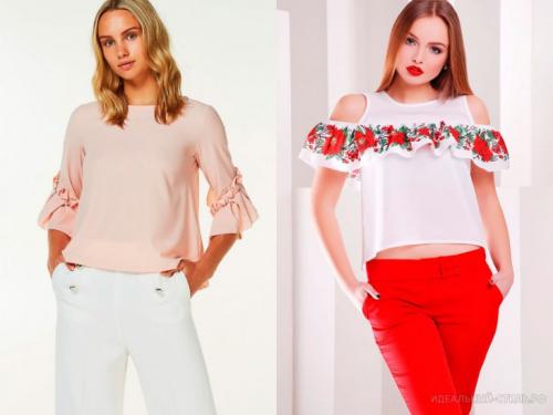 Блузка. Женские блузки: типы, советы по выбору и особенности, как правильно подобрать блузку (85 фото)