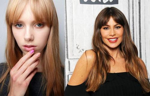 Челка с прямыми волосами. Модные стрижки с челкой 09