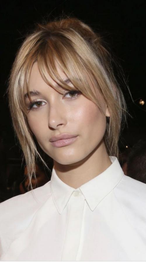 Челка-шторка: ее главные особенности и кому она подходит — 40 фото