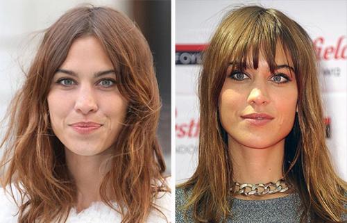 Челка с прямыми волосами. Модные стрижки с челкой 02