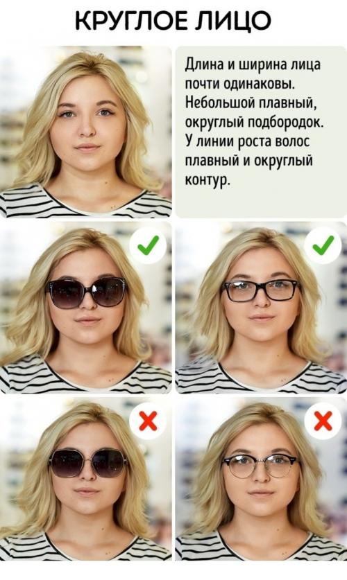 Как выбрать оправу для очков для зрения женщине. Как подобрать очки для зрения по форме лица женские
