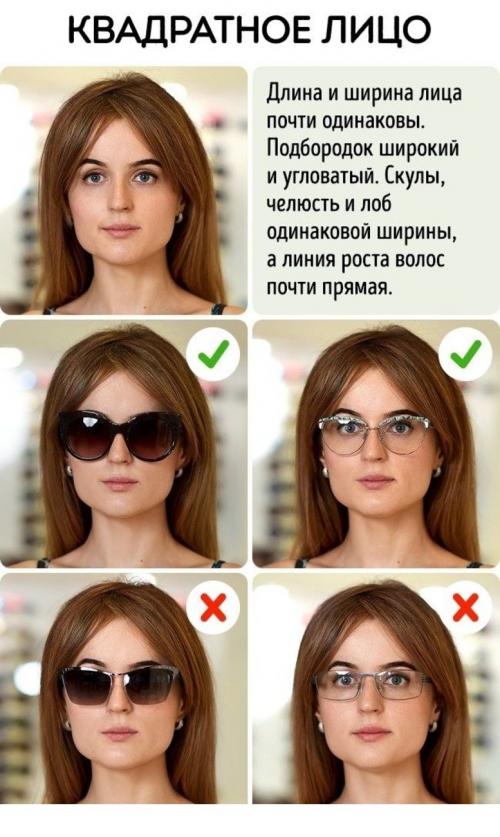 Как выбрать оправу для очков для зрения женщине. Как подобрать очки для зрения по форме лица женские